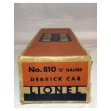 Lionel #810 Derrick Car BOX ONLY