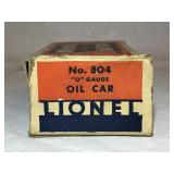Lionel No.804 Oil Car BOX ONLY