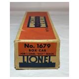 Lionel #1679 Box Car BOX ONLY