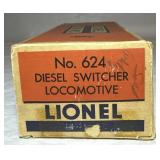 Lionel No.624 Diesel Switcher Loco BOX ONLY