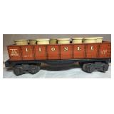 Lionel 2677 Gondola W/Barrels O Gauge