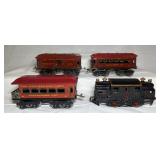 Ives Locomotive 8200 & Passenger Cars