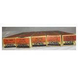 Lionel O Passenger Cars Set of Four 2530-2534 NOS