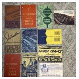 Lionel Instruction/Assembly Manuals 1940-1956 (10)