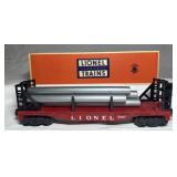 Lionel O Lionel Lines Flat Car W/Pipes 6467