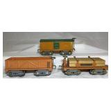 American Flyer Tinplate Train Cars