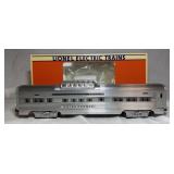 Lionel O California Zephyr Silver Bronco Dome Car