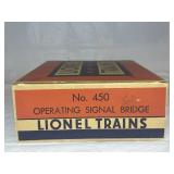 Lionel #450 Operating Signal Bridge BOX ONLY