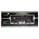 K-Line Trains PRR Bay Window Caboose