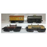American Flyer Tinplate Train Cars