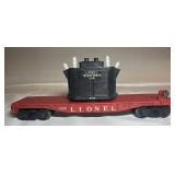 Lionel Flat Car W/Transformer 6818 O Gauge