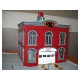 Rail King Trains Operating Firehouse 30-9102 NIB