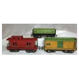 American Flyer Tinplate Train Cars