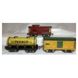 American Flyer Tinplate Train Cars