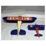 Lionel Beechcraft Staggerwing Plane & Mini