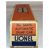 Lionel #3469X Automatic Dump Car BOX ONLY