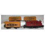 Ives Locomotive 3255R & Passenger Cars 135-136