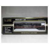 K-Line NYC Bulkhead Flat Car W/Load O Guage
