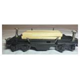 Lionel 3651 log Dump Flat Car O Gauge