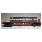 Lionel Flat Car W/Steel Load 6818 O Gauge