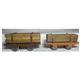 American Flyer Tinplate Train Cars