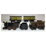 Bing Cast Iron Windup Train, Tender & Pass Cars