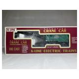 K-Line Trains NYC Crane Car O Guage