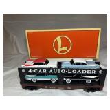 Lionel O NYC Auto Loader 4 Car W/Box