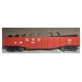 Lionel NYC Gondola & Culvert Pipes 6342 O Gauge
