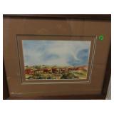 Kim Barrington (CA) West Texas Summer, watercolor