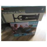Intex queen air mattress (not used), Ozark Trail