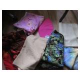 Fabric: quilted grapes (est 1/2 yd), pink floral