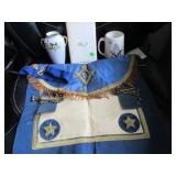 Vintage Mason Regalia apron Glasgow maker
