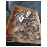 Vintage metal cookie cutters