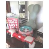 Big Dogs brand Bad Dog toy, Catzela food bowl,