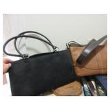 Sag Harbor black hand bag, Coach brown shoulder