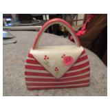 Andrea Sadek striped handbag purse bank