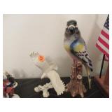Lenox Precious Freedom eagle, ceramic parrot