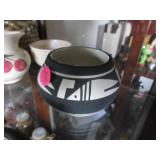 Small Ute Mountain Pottery bowl signed M. Talk