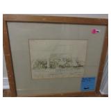 Stellan Morner (1896-1979) Surreal landscape