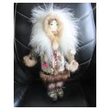 Vintage Native American Eskimo/Inuit tall doll in