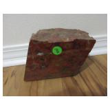 Large polished jasper stone