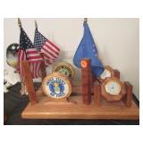 US Air Force deck clock display
