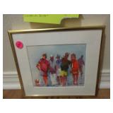 Jack Shields (GA) Beach Walkers watercolor