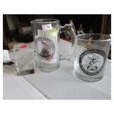 Iwo Jima crystal paperweight, 4th Marine Division