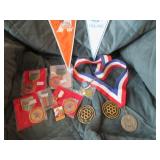 Russian and Canadian Track and Field medals