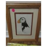 Kathy Cooney Skagway Alaska Puffin watercolor