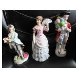 Lefton bisque Norman figure, Homco 1421 woman