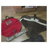 Bareback saddle, Winnemucca Junior Rodeo rope bag,