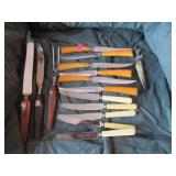 Geo Wolstenholm & Son bakelite handle knives,